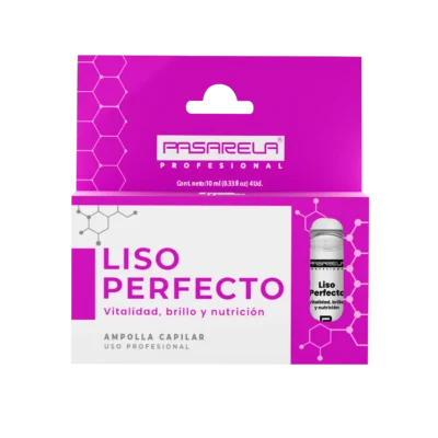 Liso Perfecto Vitalidad  brillo y nutrición (4 Unidades) - 10 ml