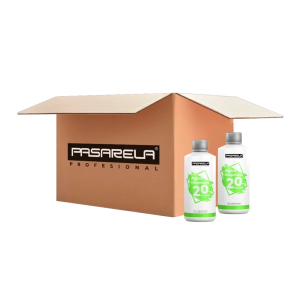 Agua Oxigenada Pasarela Vol 20 - 480 Cm3 (Caja 12 Unidades)